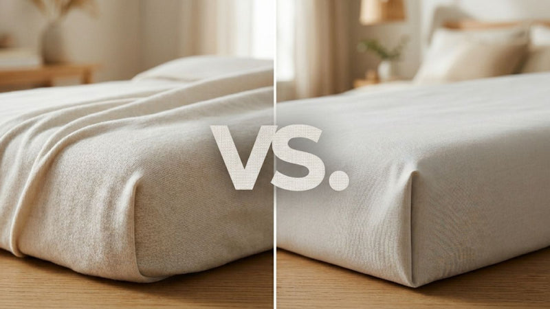 Baumwolle vs. Jersey Spannbettlaken – Was ist der Unterschied? [Kompletter Guide]