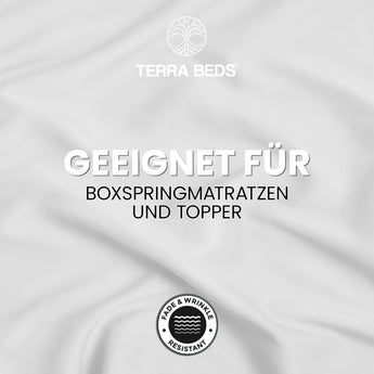 Terra Beds Premium-Spannbettlaken 70 x 140 cm – 160 g/m² – 100 % hochwertiges Öko-Tex-Baumwolljersey-Kinder-Spannbettlaken